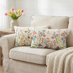 ONFAON Spring Summer Pillow Covers 20x12 Set of 4, Seasonal Holiday Farmhouse - Image 5