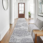 HEBE Hallway Runner Rug 2'x10' Washable Vintage Distressed Area Rugs Non Slip - Image 6