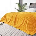BEDELITE Fleece Blanket King Size – 3D Ribbed Jacquard Soft and Warm Decorative by BEDELITE