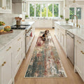 Washable Area Rugs 2x9 Non-Slip Modern Abstract Soft by RELEANY