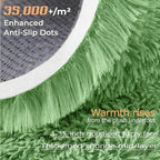 2x6 Runner Rug for Bedroom: Fluffy Shag Soft Washable Rugs Small Fuzzy Plush - Image 2