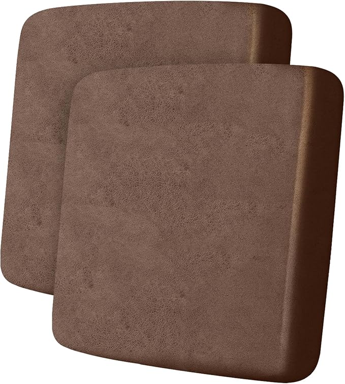 Leather Look Couch Cushion Covers Sofa Seat Slipcovers Sets Couches Furniture by ANARACHON