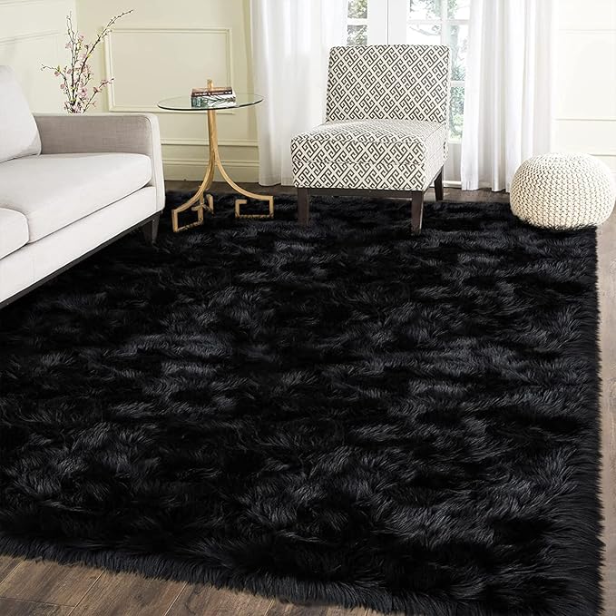 Latepis Black Carpet 4x6 Area Rug - Image 7