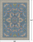 Hazo Haus Insect Light Blue Rug - Image 2
