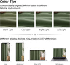 Guken Olive Green 100% Blackout Curtains 84 Inch Length 2 Panels Set - Image 7
