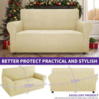 ZNSAYOTX Super Stretch Couch Cover Love Seat Sofa Covers - Image 2