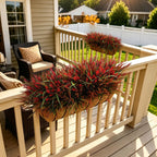 Fake Plants with Artificial Lavender Flower for Outdoor Porch Fall Decor