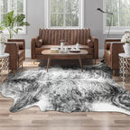 AROGAN 8×10 Feet Western Decor Faux Fur Cowhide Rug, Premium Animal Skin Cow by AROGANAREARUG