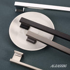 Alzassbg 5" Matte Black Cabinet Pulls and Handles 10 Pack, AL3061MB