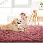 LOCHAS Ultra Soft Indoor Modern Area Rugs Fluffy Living Room Carpets - Image 4