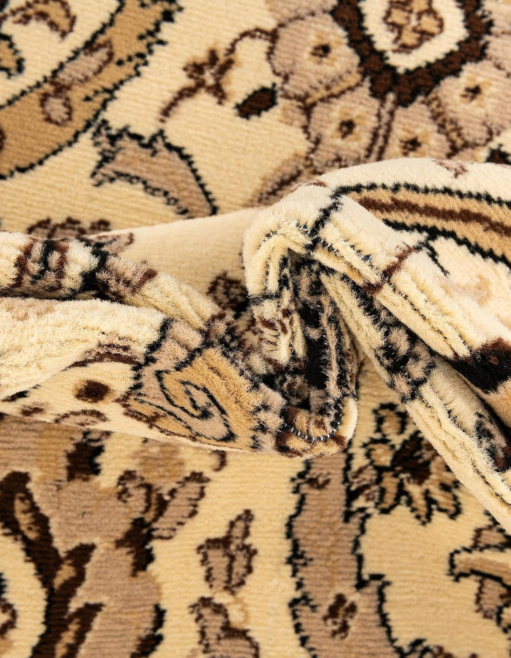 Unique Loom Espahan Collection Area Rug - Cape Cod (2' 2" x 3' 1" Rectangle, Ivory/ Beige)