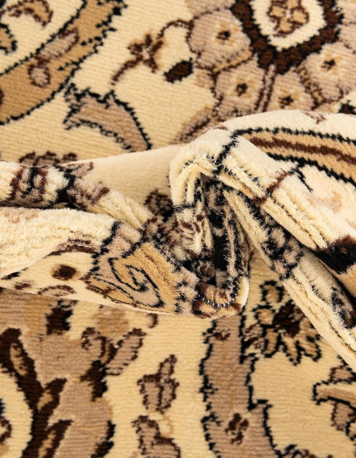 Unique Loom Espahan Collection Area Rug - Cape Cod (2' 2" x 3' 1" Rectangle, Ivory/ Beige)