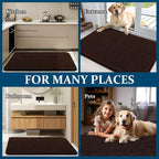 OLANLY Dog Door Mat for Muddy Paws 54x32, Absorbs Moisture and Dirt, Absorbent - Image 8