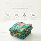 MSGKV Boho Throw Blanket 50"x60" Floral Blankets - Image 6