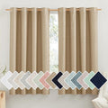 NICETOWN 100% Absolutely Blackout Linen Curtains by NICETOWN