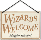 Harry Potter Double Sided Hanging Wood Wall Decor