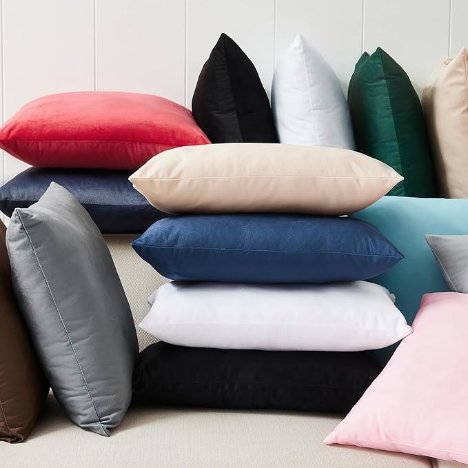 LANE LINEN Polyester Fiber Filled Decorative Cum Throw Pillow Inserts Pack of - Image 7