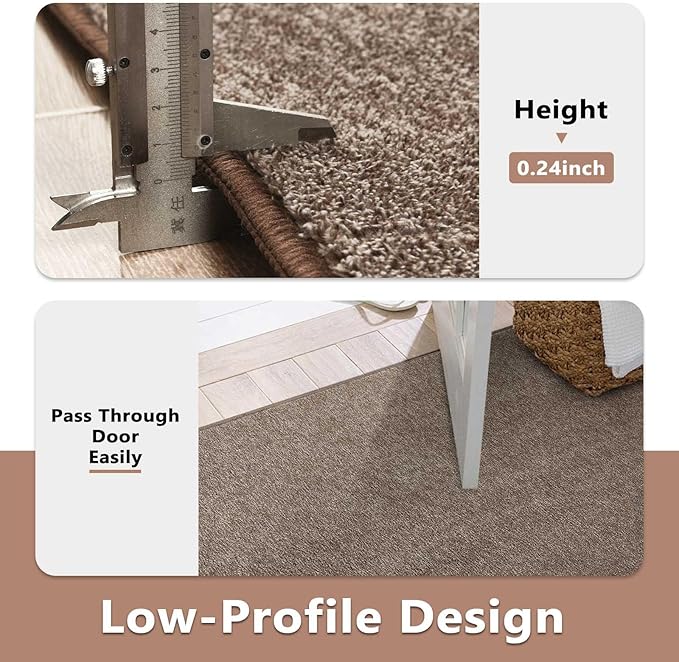 FinRèc Low Pile 6x9 Washable Area Rugs - Image 6