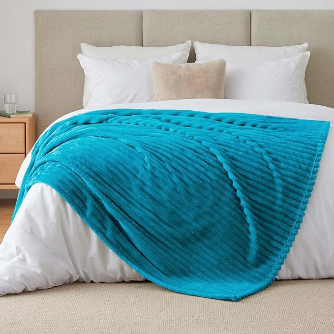 BEDELITE Twin Blanket for Couch & Bed, 300GSM Soft & Warm Fleece Blanket - Image 9