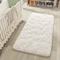 LOCHAS Ultra Soft Indoor Modern Area Rugs 2' x 4', Fluffy Living Room Carpets by LOCHAS