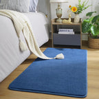 Amearea Modern Washable Runner Rugs, 2x4 Feet Blue Bedroom Runner, Small Area - Image 2