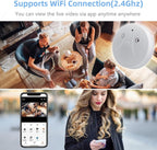 Security Camera Smoke Detector Hidden Camera 1080P HD Wireless WiFi Camera