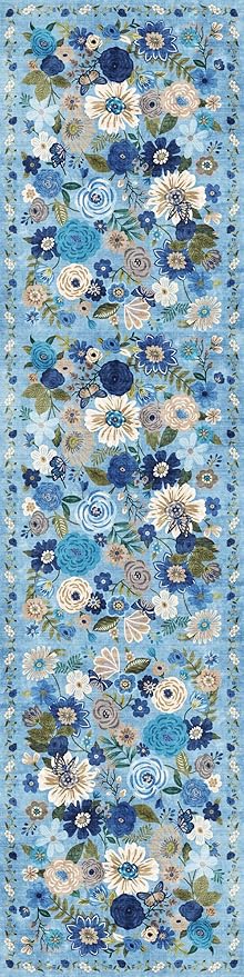 Rug for Hallways Kitchen Rug 2'6" x 14', Non Slip Washable Rugs by WelcometoBabovid