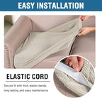 H.VERSAILTEX Stretch Couch Cushion Covers Individual Seat Sofa Chair Slipcovers - Image 5
