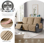 TAOCOCO 100% Waterproof Recliner Sofa Cover, Non Slip Split Couch Covers - Image 3