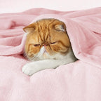 Bedsure GentleSoft Pink Fleece Throw Blanket - Image 5