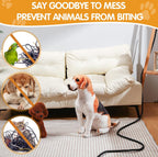 Poen 3 Pack 30ft Cord Protectors from Pets No Chew, 3/8 Inch, Pet Material