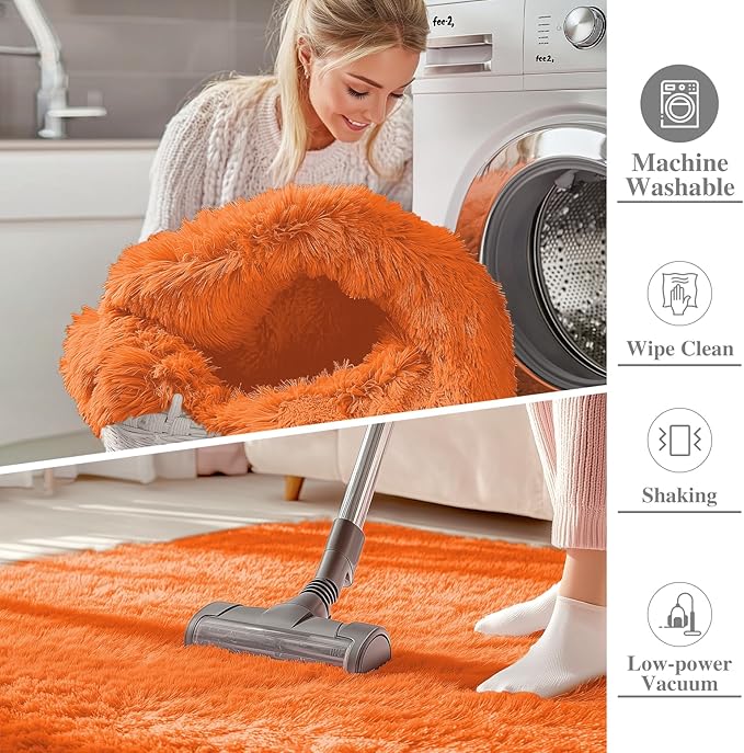 OLANLY 5x7 Machine Washable Large Area Rugs - Image 2