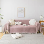 HANDONTIME Soild Couch Covers for Dogs Pink-Purple Sofa Covers Boho Cover for by HANDONTIME