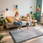 Shag Area Rug for Bedroom 3x5, Soft Fuzzy Rug Non-Shedding Indoor Plush Carpet - Image 8