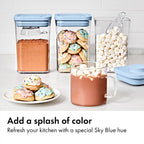 OXO Good Grips 3-Piece POP Container Set with Mini Scoops - Sky Blue