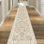 Yamaziot Washable Runner Rug, 2x10 Non-Slip Boho Vintage Hallway Rug Runner - Image 7