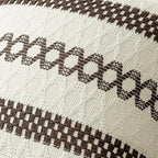 MIULEE Set of 2 Dark Brown Boho Decorative Pillow Covers 20x20 Inch Farmhouse - Image 4