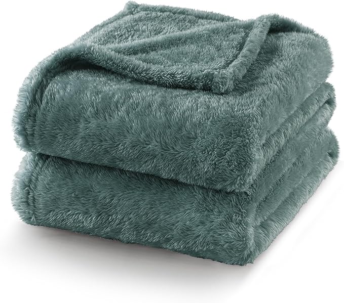 Exclusivo Mezcla Plush Fuzzy Fleece Bed Blanket King Size, Super Soft, Fluffy by ExclusivoMezcla