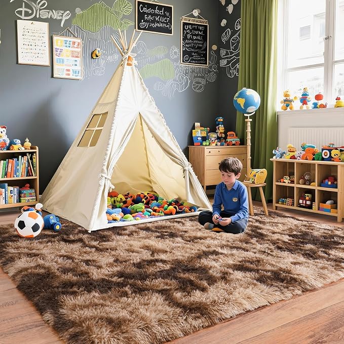 Pionblank 9x12 Area Rug, Large Area Rug - Image 6