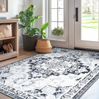 Rugflix 5x7 Area Rug for Living Room, Machine Washable Area Rugs - Image 9