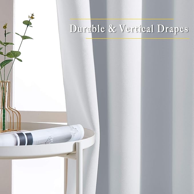 NICETOWN Room Darkening Kitchen Curtains - Image 5