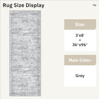 Runner Rug 3x8 Washable Non-Slip Hallway Runner Rugs - Image 5