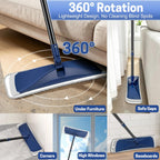 BUVE Microfiber Flat Mop for Hardwood Floors Cleaning