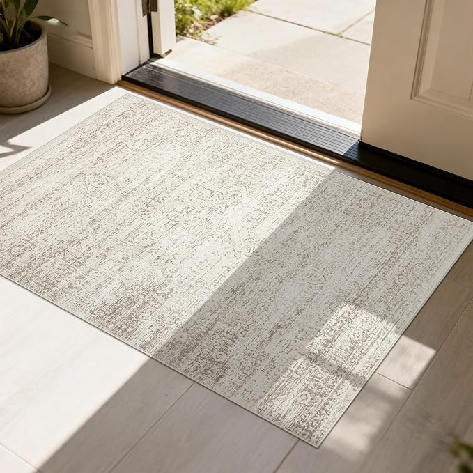 Washable Rugs 2x3 Entryway Area Rugs by Srugn