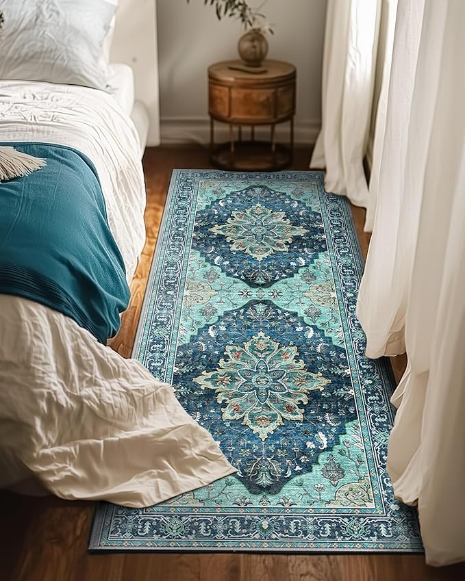 Area Rugs 2'x6' Runner Rug Non Slip Washable - Image 2