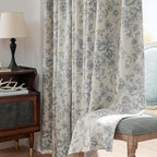 jinchan Blackout Floral Curtains - Image 8