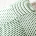 MIULEE Mint Decorative Throw Pillow Covers 20x20 Inch - Image 2
