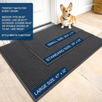 OLANLY Front Door Mat Indoor Outdoor Entrance, Waterproof Heavy Duty Doormat - Image 2