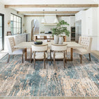 8x10 Area Rugs for Living Room, Washable Modern Abstract Large Area Rug Neutral - Image 5