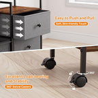 Baby Diaper Caddy Organizer Rolling Cart with Dividers and Drawers